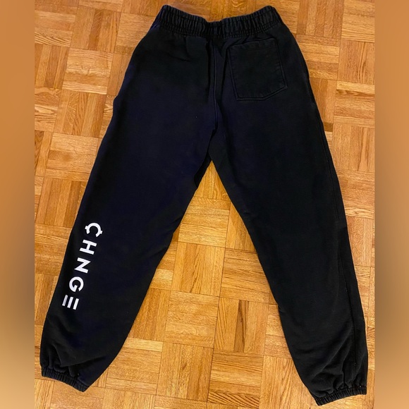 Classic Unisex Chnge Black Logo Sweatpants and Peace Love Sweatpants! - Picture 2 of 7